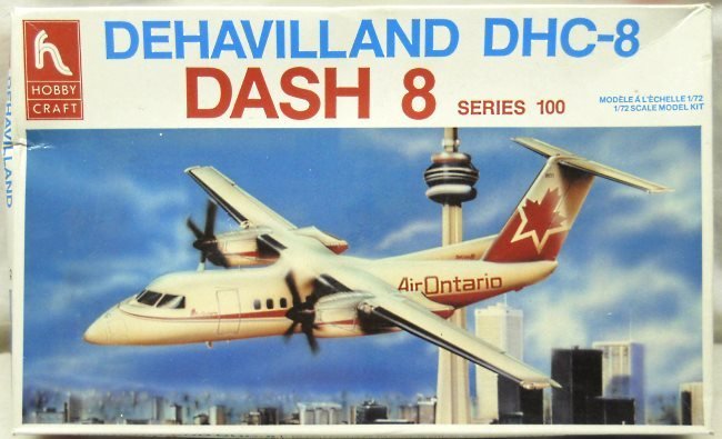 Hobby Craft 1/72 DHC-8 Dash 8 Series 100 - Piedmont / Henson / Air Ontario, HC1341 plastic model kit